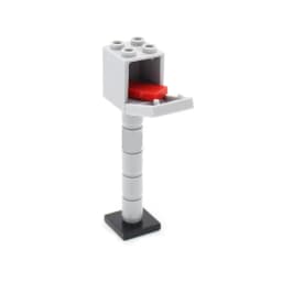 MOC Friend City Computer Desk Clock Building Blocks for Kids Toys Compatible Bookcase Assemble Bricks Creative Furniture DIY Toy