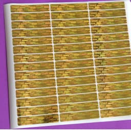 50X10MM AUTHENTIC VALID SECURE GENUINE ORIGINAL Hologram stickers