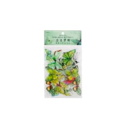 40pcs Butterfly Series Waterproof PET Stickers Pack for DIY Scrapbooking Art Collage Junk Journal & Craft Aesthetics