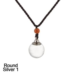 New Glaze Vial Necklace Openable Water Drop Heart Shape Perfume Bottle Pendant Steel Chain Necklace Oil Diffuser Vial Jewelry