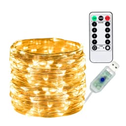 String Lights Fairy Led USB 8Mode 5/10M/20M 50/100/200LED WithRemote Control Garlands Home Wedding Christmas Holiday Decor Lamps