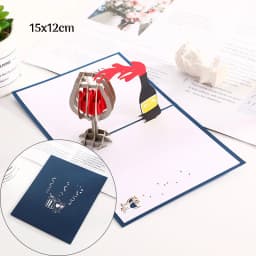 3D Pop Up Love Card Valentines Day Wedding Invitation Anniversary Greeting Cards for Couples Wife Husband Gift With Envelopes