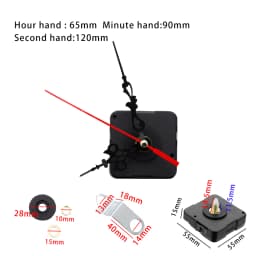 5Style Classic Clock Silicone Molds Arabic Numeral Clock UV Epoxy Resin Mold for DIY Handmade Carfts Home Decoration Accessories