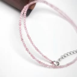 Natural Crystal quartz agate tourmaline Stone 2-3mm Cutting beads Mini necklaces Bracelet are suitable for men and women gifts