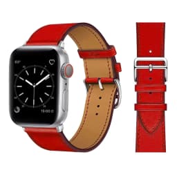 Leather strap For Apple watch band 44mm 45mm 49mm 41mm 40mm Accessorie wristband correa bracelet iWatch series 9 7 8 SE ultra 2