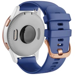 Rose Gold Buckle 18 20 22mm Soft Silicone Wrist Band For Garmin Venu 2 2S SQ Vivoactive 3t 4 Forerunner 745 Watchband Bracelet