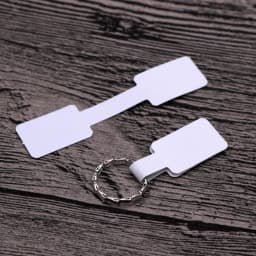 50pcs Display Cards for Necklace Bracelet Earrings Ear Studs Cardboard Package Hair Clips White Craft Hang Tag Card Wholesale