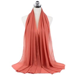 New Premium Plain Chiffon Scarf Muslim Hijab Instant Shawl Soft Ball Bubble Chiffon Head Wraps Islamic Lady Women Hijabs