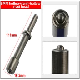 Pneumatic semi-hollow rivets impact head,pneumatic rivet Impact head Pneumatic Air Hammer Bits Pneumatic Air Hammer Heads