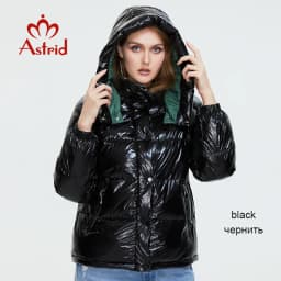 Astrid 2022 Winter Women's Parkas Oversize Thick Cotton warm Jacket Female Coats with Hooded Fashion padded Casual Loose Outwear