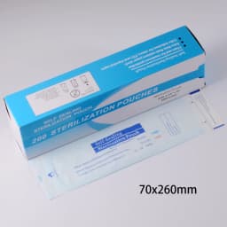 200pcs/Box Self Sealing Sterilization Pouch Bags Dentistry Medical Grade Disposable Paper+CPP/PET Film Odontologia Supplies