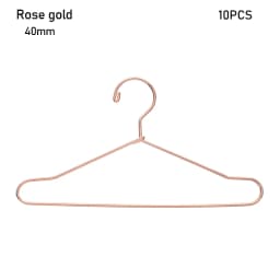 10pcs Cute Doll Hangers Rack Metal Mini Hanger For Dolls Accessories For Doll Wardrobe Coat Dress Clothes Dollhouse Toy