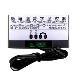 W3230 12V 24V AC110-220V Probe line 20A Digital Temperature Control LED Display Thermostat With Heat/Cooling Control Instrument