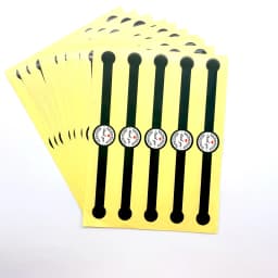 50 Pcs/lot Red Black Thank You Hand Made with Love Long Strip Kraft Label Sticker DIY For Gift Cake Baking Sealing Ticker