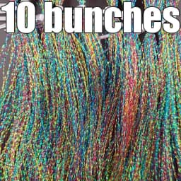 Lunker Fly Fishing Tinsel Twisted Strand String Line Tying Flash Crystal Shining DIY Material Assist Hooks Lure Flies