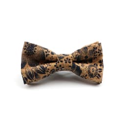New Floral Cork Wood Bow Ties For Men Women Childern Wedding Casual Party Gift Fashion Novelty Handmade Solid Bowtie Accessories