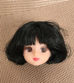Licca Doll Head Princess DIY Toy Rare Collection Long Hair Doll Parts 1/6 Princess Doll Accessories Colorful Hair Doll Heads