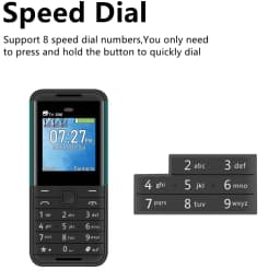 SERVO BM5310 Mini Mobile Phone 3 SIM Standby Magic Voice Call Recording Bluetooth Dialer Speed Dial 1.33" Small Backup Cellphone