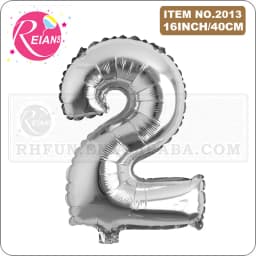 16 Inch Silver Alphabet Number Letters Balloons Birthday Party Decorations Kids Foil Balloon New Year Party Wedding Decoration