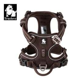 Truelove Pet Harness Nylon Webbing with Bright Reflection Adjutable Aluminum Alloy for Big Medium Small Dog TLH56512