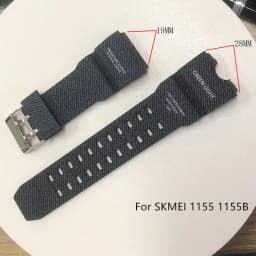Adjustable Replacement Watch Strap Band Silicone Rubber Plastic Watchbands For SKMEI 1251 1025 1155 Sports Watches Accessories