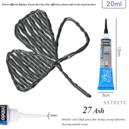 French Pebeo 1pc Three-dimensional Hook Line Pen Comic Manicure Painting Writing Art Student Stationery Hand-painted Handmade