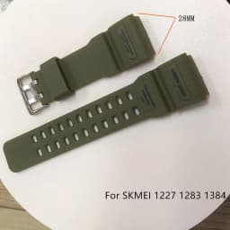 Adjustable Replacement Watch Strap Band Silicone Rubber Plastic Watchbands For SKMEI 1251 1025 1155 Sports Watches Accessories