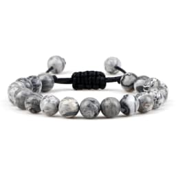 Men Energy Beads Bracelet Adjustable Natural Stone Agates Onyx Charm Bracelets Chakra Healing Women Yoga String Bangles Jewelry