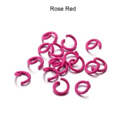 100Pcs/Lot 1.2x8mm Colorful Metal Jump Rings Split Ring Connector For DIY Jewelry Finding Making Accessories Wholesale Supplies