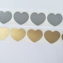 1000pc/Roll 30*35mm Gold Or Silver Love Heart Scratch Off Stickers,Secret Message/Wedding/Lovers Game Scratching Label Sticker