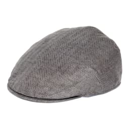 BOTVELA Linen Flat Cap for Men Women Herringbone Linen Newsboy Cap Lightweight Driver Ivy Hat Bakerboy Hat Summer Boina for Male