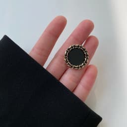 Luxury Retro Metal Sewing Buttons For Clothes Embellishment Coat Decor Diy Craft Supply Black White Needlework Accessories 6pcs