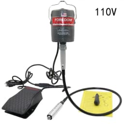 SR Grinder Flexshaft Rotary Hanging Motor Foredom Full Set Flexible Shaft Polishing Machine Burnishing Grinding Rotary Tool Kit