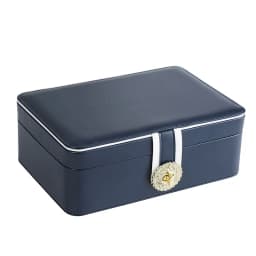 2024Double Layer Jewelry Box Organizer Large Capacity PU Leather Storage Ring Box Earrings studs Jewelry Display Jewelry Package