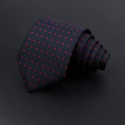 Fashion Stripe Neckties Classic Men's Solid Tie Polka Dots Wedding Business Tie Jacquard Woven Neck Ties Shirt Accessories Gift