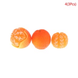 3Pcs/5Pcs Dollhouse Mini Orange Model Miniature Food Play DIY Small Kitchen Supermarket Toy Accessories