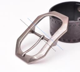 Quality Strong Rectangle Solid Antique Siliver Long Men Center Bra Buckle Leathercraft Jeans Belt Buckle Replacement Fit 40mm