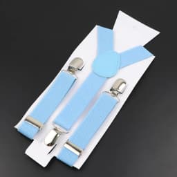 Hot Sale Solid Color Elastic Leather Children Suspenders Adjustable Straps For Kids Boy Girl Shirt Pants Skirt Classic Accessory