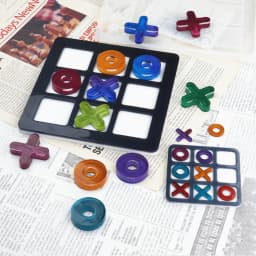 1 Pc Tic Tac Toe Game Board and X O Silicone Molds Set Epoxy Resin DIY Art Craft Mold for Christmas NightA Art Crafts Tools