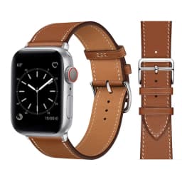 Leather strap For Apple watch band 44mm 45mm 49mm 41mm 40mm Accessorie wristband correa bracelet iWatch series 9 7 8 SE ultra 2