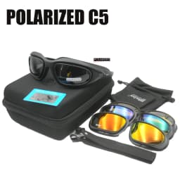 Daisy X7 polarized Sunglasses Tactical Goggles Men Polarized C5 Glasses Kit War Game Shooting Goggles Outdoor Cycling Gafas