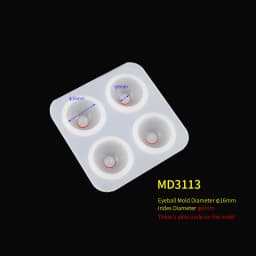 DIY Crystal Eye Silicone Mold For Doll Round Eye Mold For Resin Jewelry Making Mould