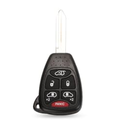 Jingyuqin 10X Car Key Shell Case 2/3/4/5/6 Butto for Chrysler Pacifica Aspen 300 Dodge RAM Caravan Jeep Commander Grand Cherokee