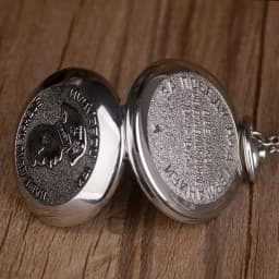 часы ссср Carving Silver Soldier Pocket Watch Chains USSR Quartz Pocket Watches Necklace Pendant Clock Collections Gifts