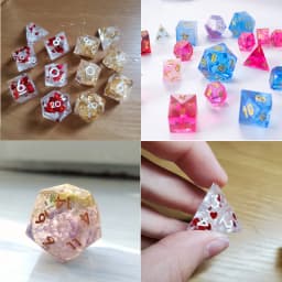 19 Shapes Dice Silicone Molds Fillet Square Triangle Dice Epoxy Resin Mold For DIY Crystal Dice Carfts Jewelry Making Supplies