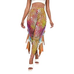 NADANBAO Mermaid Printed Pants Fish Scales Cosplay 3D Printed Women Bottoms Fashion Women's Leggings Tight Yoga Pants