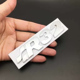 Car 3D Metal R32 Logo Sticker For GOLF 4 Golf 5mk4 mk5 r32 Car Body Trunk Emblem Badge Decal Sticker Car Styling