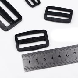 5pcs/set Plastic Webbing Tri-ring Adjust Buckle Curve Slider Tri-Glide Dog Collar Harness Backpack Strap