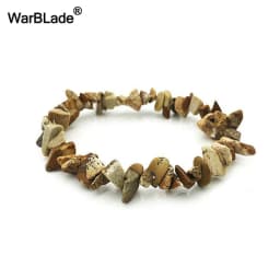 Natural Gem Stone Bracelet Amethyst Irregular Stretch Chip beads Nuggets Quartz Bracelets Bangles Crystal Wristband For Women