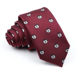New Mens Polyester Jacquard Ties Casual Slim 6CM Insect Shiba Inu Car Cartoon Neckties For Wedding Business Suits Neck Accessory